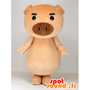 Mascot Yoshibuta-Kun, ein riesiger rosa Schwein - MASFR27402 - Yuru-Chara japanischen Maskottchen