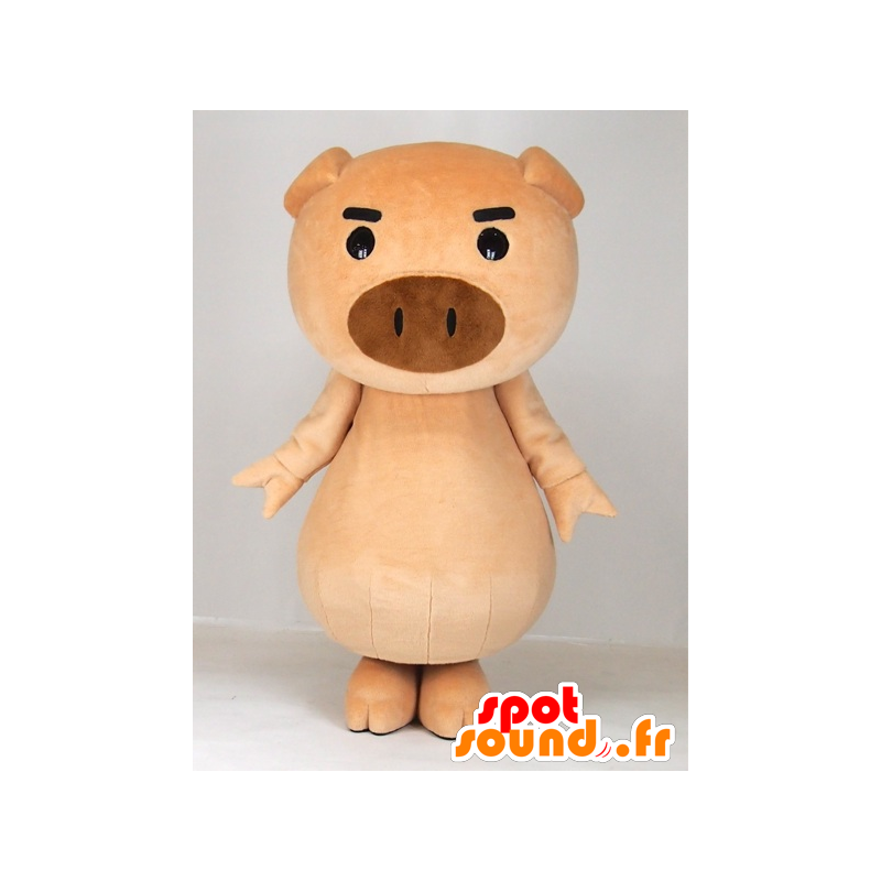 Mascot Yoshibuta-kun, a giant pink pig - MASFR27402 - Yuru-Chara Japanese mascots