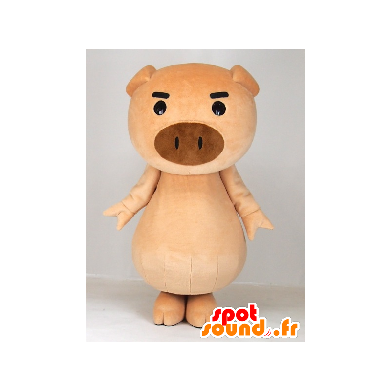 Yoshibuta-kun maskot, kæmpe lyserød gris - Spotsound maskot