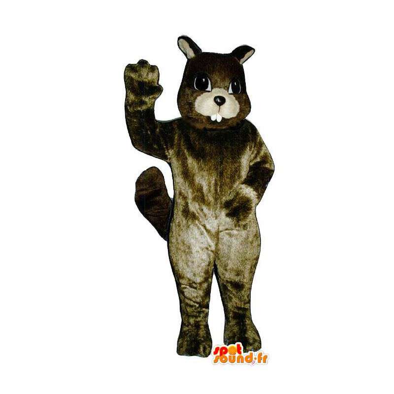 Brown mascota castor, mullido - MASFR007074 - Mascotas castores