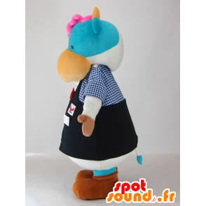 Mascot Nabeshima Genki-kun, blauw en witte koe grappige - MASFR27407 - Yuru-Chara Japanse Mascottes