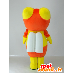 Energy-kun mascotte, arancio e giallo uomo con un jet-pack - MASFR27413 - Yuru-Chara mascotte giapponese