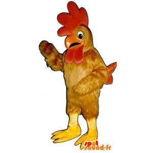 Brown mascotte gallo. Costumi cazzo - MASFR007077 - Mascotte di galline pollo gallo