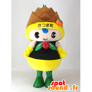 Satsumaru chan mascot, giant pine apple - MASFR27416 - Yuru-Chara Japanese mascots