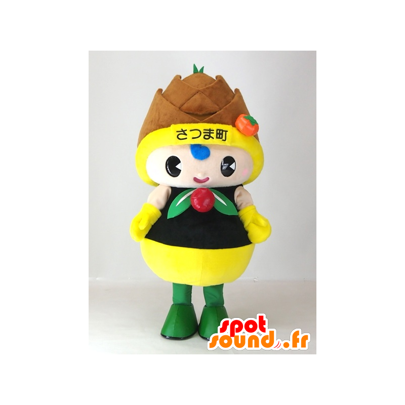 Satsumaru chan mascot, giant pine apple - MASFR27416 - Yuru-Chara Japanese mascots