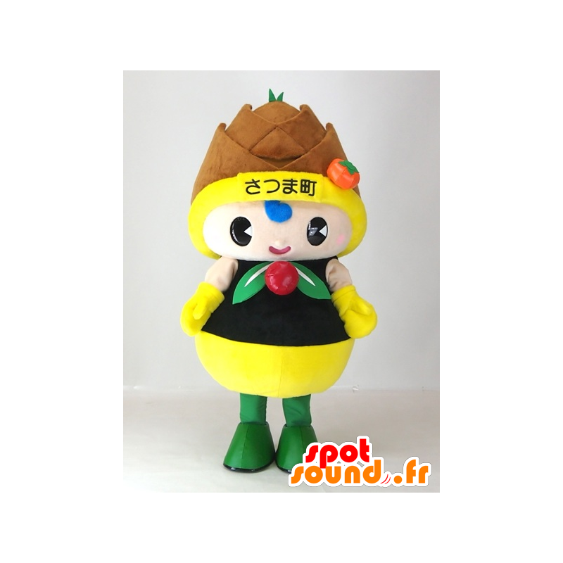 Mascot Satsumaru chan, omena jättiläinen mänty - MASFR27416 - Mascottes Yuru-Chara Japonaises
