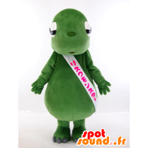 Mascotte Risumongu e divertimento gigante dinosauro verde - MASFR27419 - Yuru-Chara mascotte giapponese