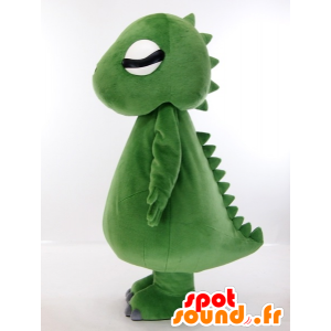 Mascotte de Risumongu, dinosaure vert géant et amusant - MASFR27419 - Mascottes Yuru-Chara Japonaises