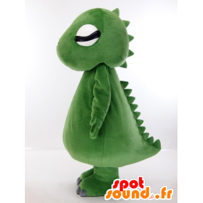 Mascot Risumongu dinossauro verde gigante e divertido - MASFR27419 - Yuru-Chara Mascotes japoneses