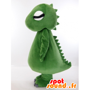 Mascot Risumongu jättiläinen vihreä dinosaurus ja hauskaa - MASFR27419 - Mascottes Yuru-Chara Japonaises