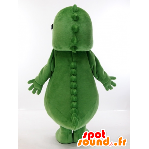 Mascota Risumongu y divertido dinosaurio verde gigante - MASFR27419 - Yuru-Chara mascotas japonesas