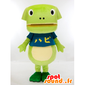 -Chan feliz mascote, rã verde e branco - MASFR27420 - Yuru-Chara Mascotes japoneses