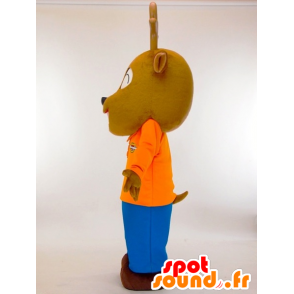 Kamoshika mascot, brown antelope air laughing - MASFR27422 - Yuru-Chara Japanese mascots