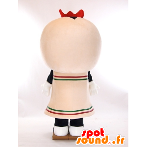 Nalco chan mascotte, roze en zwarte bloem meisje blij - MASFR27424 - Yuru-Chara Japanse Mascottes