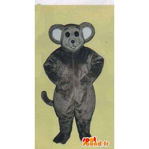 Mascot gray mouse, simple and customizable - MASFR007080 - Mouse mascot