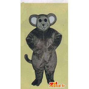 Cinza rato mascote, simples e personalizável - MASFR007080 - rato Mascot