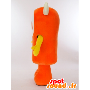 Bip-kun maskotka, pomarańczowy i żółty facet z rogami - MASFR27426 - Yuru-Chara japońskie Maskotki