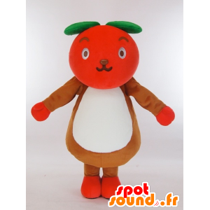 Cockeysville-kun mascot, a giant red apple - MASFR27429 - Yuru-Chara Japanese mascots