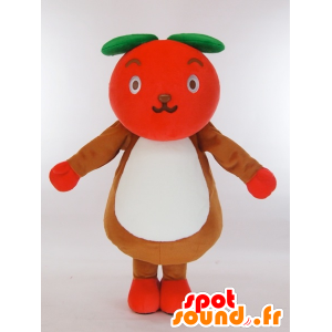 Mascota Cockeysville-kun, una manzana roja gigante - MASFR27429 - Yuru-Chara mascotas japonesas