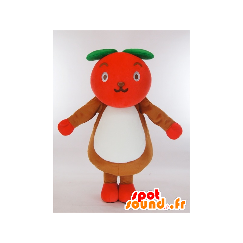 Cockeysville-kun mascot, a giant red apple - MASFR27429 - Yuru-Chara Japanese mascots