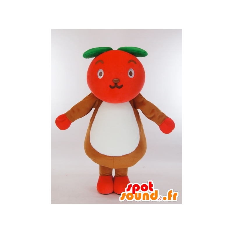 Maskot Cockeysville-kun, obří červené jablko - MASFR27429 - Yuru-Chara japonské Maskoti