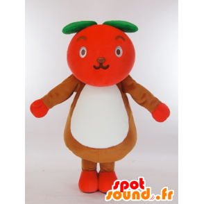 Maskot Cockeysville-kun, obří červené jablko - MASFR27429 - Yuru-Chara japonské Maskoti