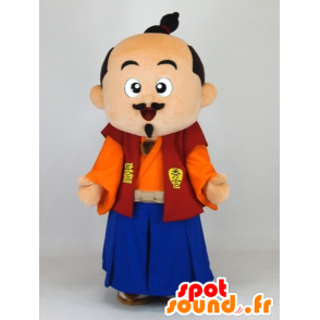Mascot Hideyoshi Kun japansk mann i tradisjonell kjole - MASFR27436 - Yuru-Chara japanske Mascots
