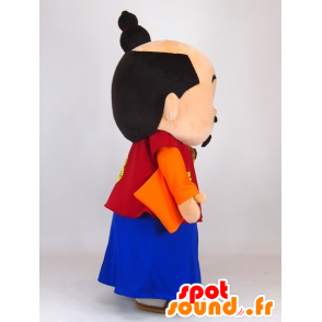 Kun mascot Hideyoshi, Japanese man in traditional dress - MASFR27436 - Yuru-Chara Japanese mascots