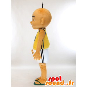 UPIN maskot, skallet gutt garvet og smilende - MASFR27437 - Yuru-Chara japanske Mascots
