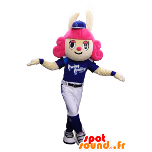 Suinbitto-chan Maskottchen, Baseball zu Tochter gehalten - MASFR27462 - Yuru-Chara japanischen Maskottchen