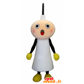 Mascot Tawawachan, wit en zwart reuzekaars - MASFR27469 - Yuru-Chara Japanse Mascottes