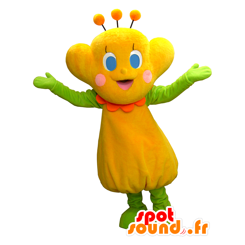 Mascotte Popian, fiori d'arancio e verde gigante - MASFR27501 - Yuru-Chara mascotte giapponese