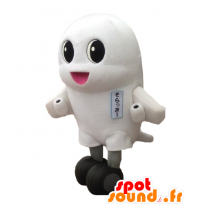 Mascota Sorakki, plano blanco gigante, muy lindo y exitoso - MASFR27508 - Yuru-Chara mascotas japonesas