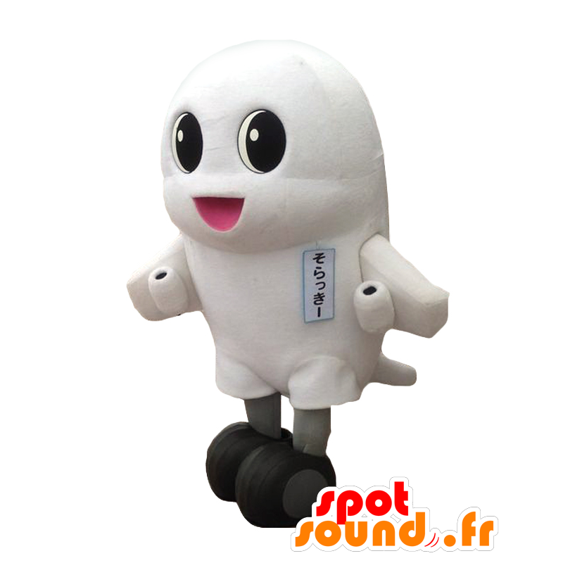 Mascota Sorakki, plano blanco gigante, muy lindo y exitoso - MASFR27508 - Yuru-Chara mascotas japonesas