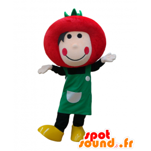 Mascotte Piakky, giardiniere, rosso pomodoro gigante - MASFR27514 - Yuru-Chara mascotte giapponese