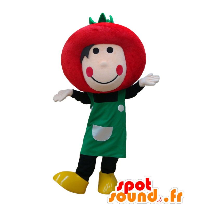 Mascote Piakky, jardineiro, tomate gigante vermelha - MASFR27514 - Yuru-Chara Mascotes japoneses