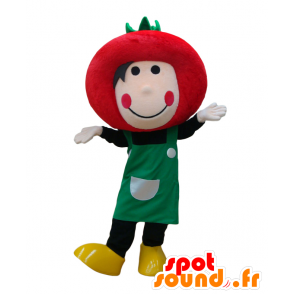 Mascota Piakky, jardinero, rojo tomate gigante - MASFR27514 - Yuru-Chara mascotas japonesas
