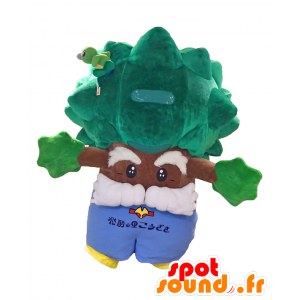 Mascotte de Nanjamon, arbre géant vert et marron moustachu - MASFR27521 - Mascottes Yuru-Chara Japonaises