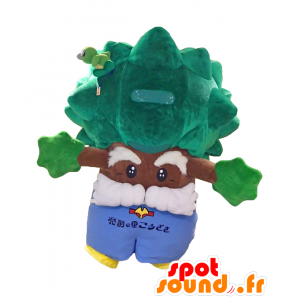 Mascot Nanjamon groene reus boom en bruine snor - MASFR27521 - Yuru-Chara Japanse Mascottes