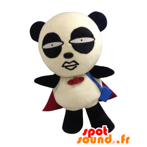 Keisei panda mascote, panda preto e branco com uma capa vermelha - MASFR27524 - Yuru-Chara Mascotes japoneses