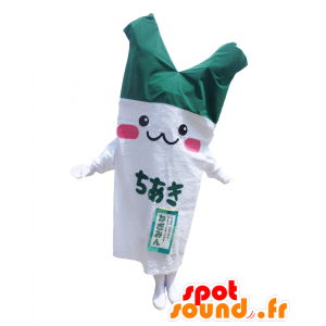 Mascotte de Negimin, poireau géant blanc et vert - MASFR27532 - Mascottes Yuru-Chara Japonaises