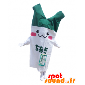 Mascot Negimin bílá obr pórek a zelená - MASFR27532 - Yuru-Chara japonské Maskoti