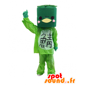 Kappa-Maskottchen, riesige grüne Vogel mit Vierkantkopf - MASFR27537 - Yuru-Chara japanischen Maskottchen