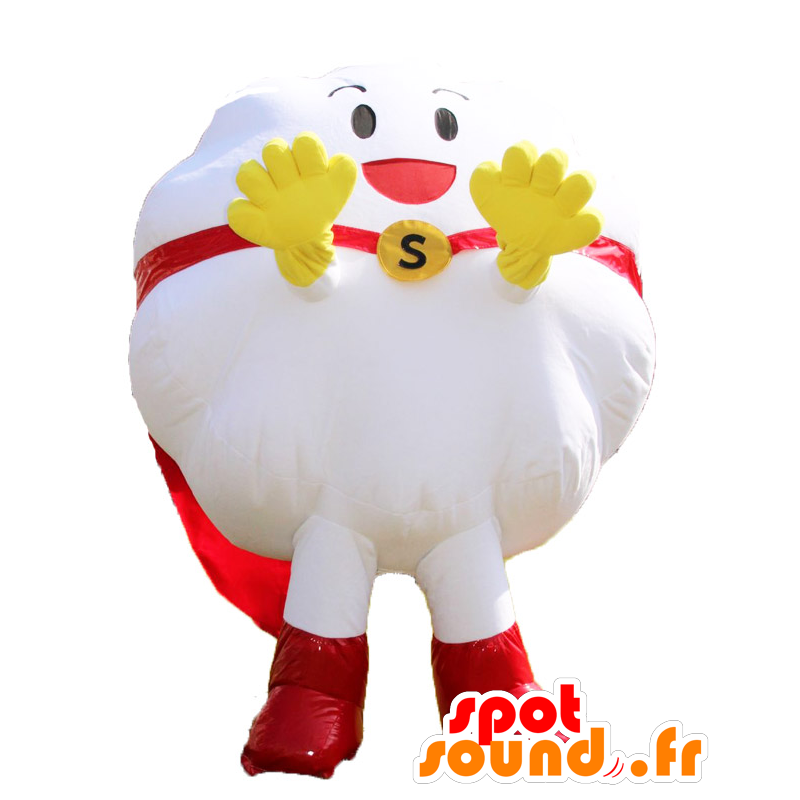 Mascot Shinjuku Awawa, bolha de sabão grande branco - MASFR27552 - Yuru-Chara Mascotes japoneses
