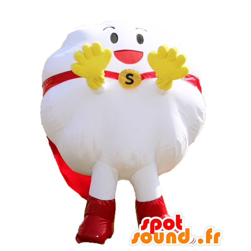 Shinjuku Awawa maskot, stor hvid sæbeboble - Spotsound maskot Shinjuku Awawa maskot, stor hvid sæbeboble - Spotsound maskot