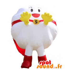 Mascot Shinjukun Awawa, iso valkoinen saippuakupla - MASFR27552 - Mascottes Yuru-Chara Japonaises
