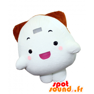 Bun-chan mascotte, bianco e marrone uomo - MASFR27556 - Yuru-Chara mascotte giapponese