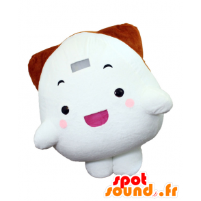 Bun-chan maskotti, valkoinen ja ruskea ihminen - MASFR27556 - Mascottes Yuru-Chara Japonaises