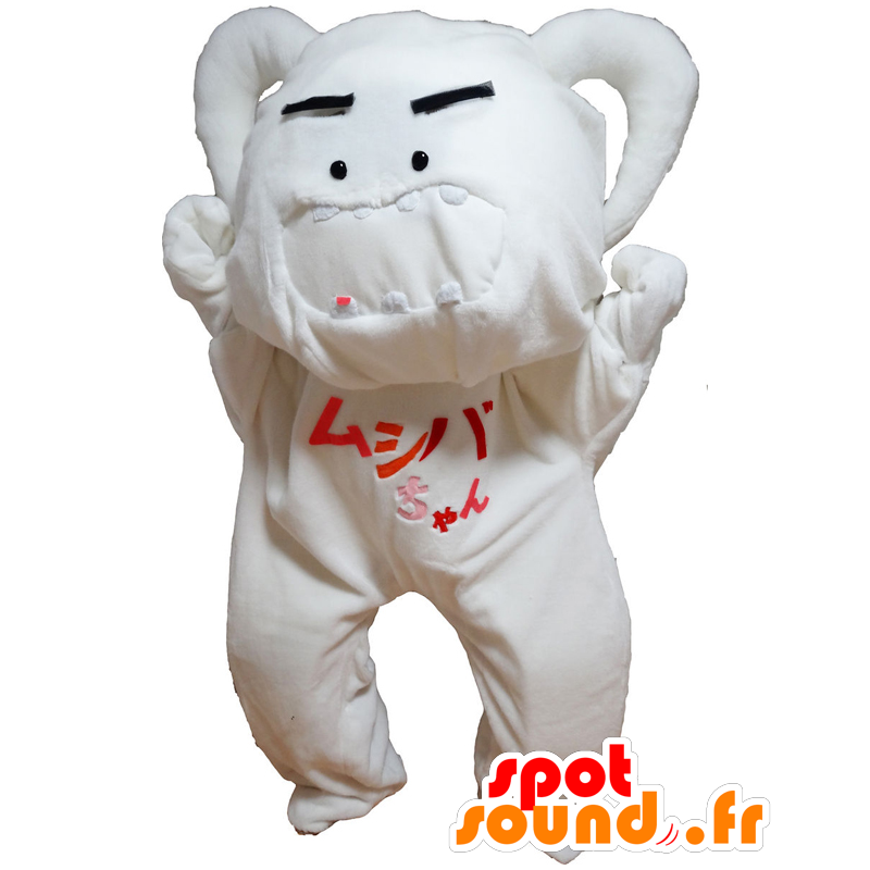 Mascot τερηδόνας-chan, γιγαντιαία λευκό δόντι με μία κοιλότητα - MASFR27557 - Yuru-Χαρά ιαπωνική Μασκότ