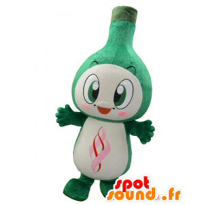 Mascot Dorinpin puerro gigante, verde y blanco - MASFR27558 - Yuru-Chara mascotas japonesas
